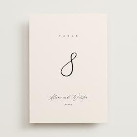 Table Numbers