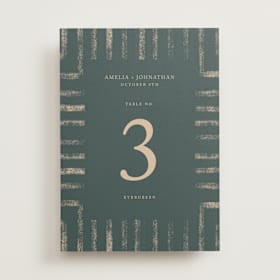 Table Numbers