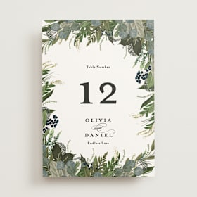 Table Numbers