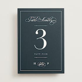 Table Numbers