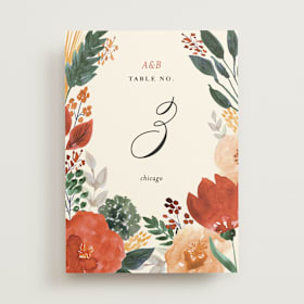 Table Numbers