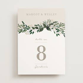 Table Numbers