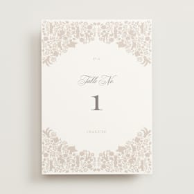 Table Numbers