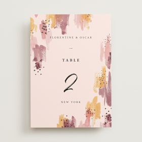 Table Numbers