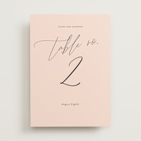 Table Numbers