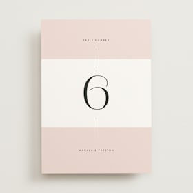 Table Numbers