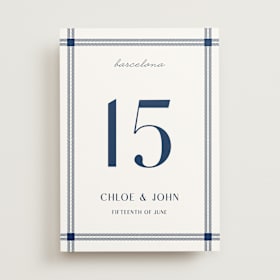 Table Numbers