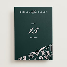 Table Numbers