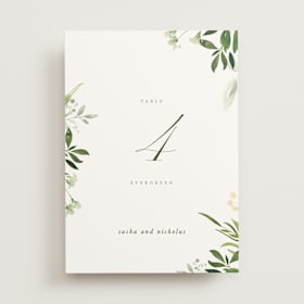 Table Numbers