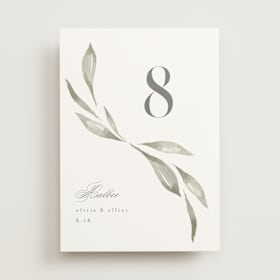 Table Numbers