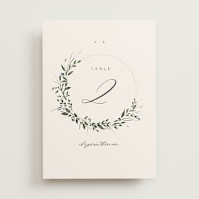 Table Numbers