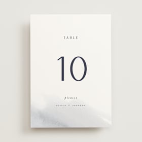 Table Numbers