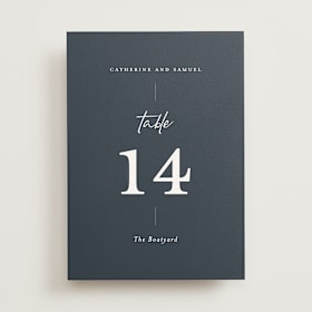 Table Numbers