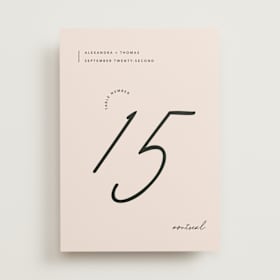 Table Numbers