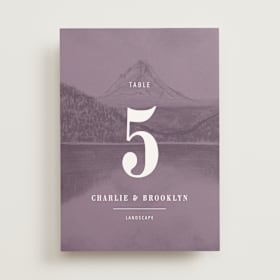 Table Numbers