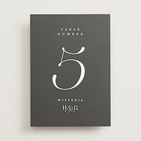 Table Numbers