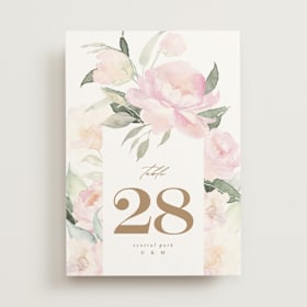Table Numbers