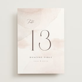 Table Numbers
