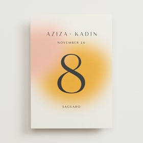 Table Numbers