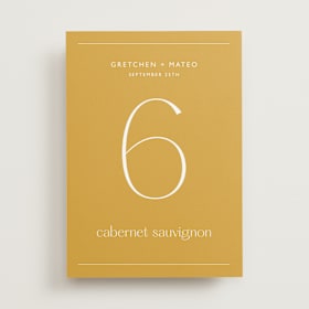 Table Numbers