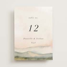Table Numbers