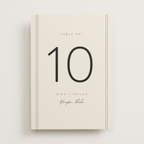 Table Numbers