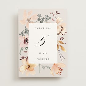 Table Numbers