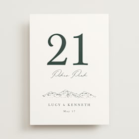 Table Numbers