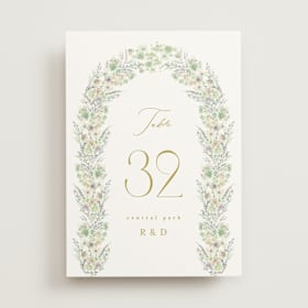 Table Numbers
