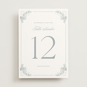 Table Numbers