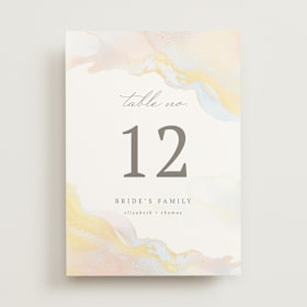 Table Numbers