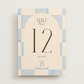 Table Numbers