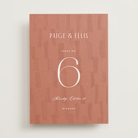 Table Numbers