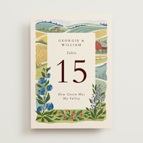 Table Numbers