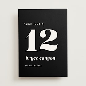 Table Numbers