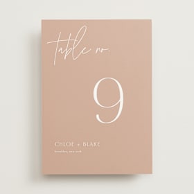 Table Numbers