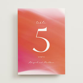Table Numbers