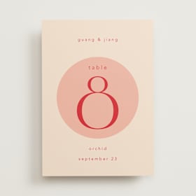 Table Numbers