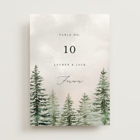 Table Numbers