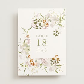 Table Numbers