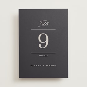 Table Numbers