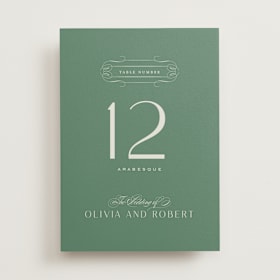 Table Numbers