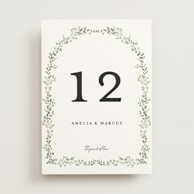 Table Numbers