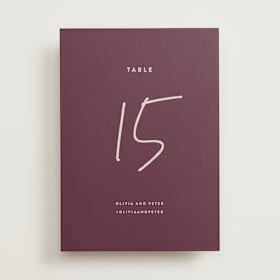 Table Numbers
