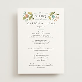 Wedding Programs