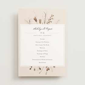 Wedding Programs