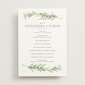Wedding Programs