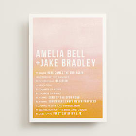 Wedding Programs
