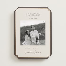 Foil-Pressed Save The Date Cards