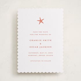 Letterpress Save the Date Cards